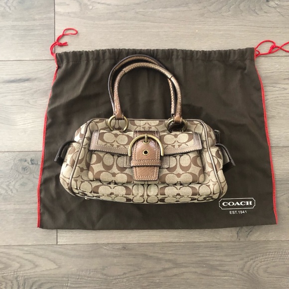 Authentic Vintage COACH Bag 8K40 - Picture 1 of 2
